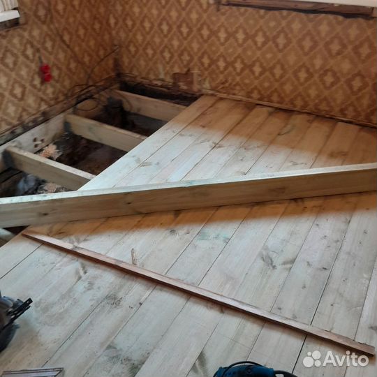 Ремонт деревянного пола и перекрытий за 1 день
