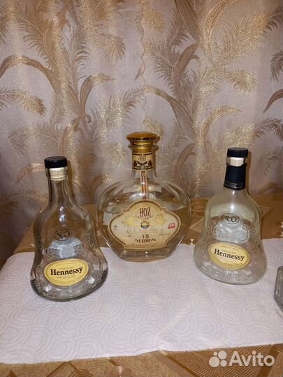 Бутылки от коньяка