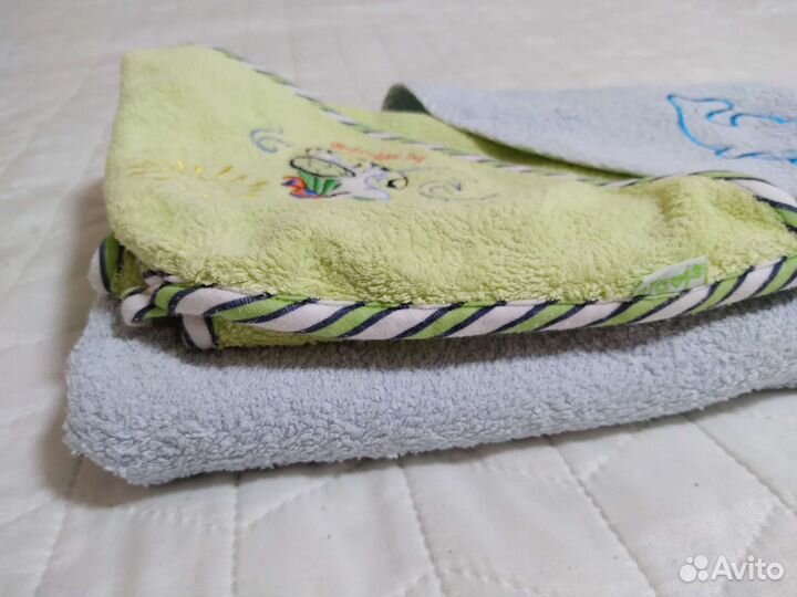 Махровое полотенце с уголком