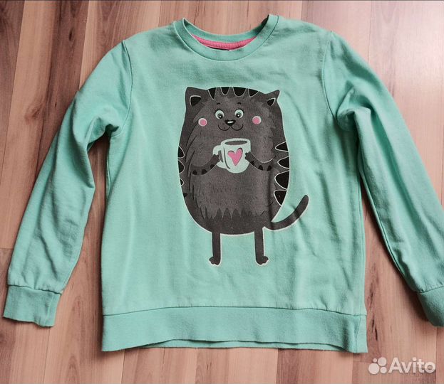 Кофты и джинсы на девочку 116