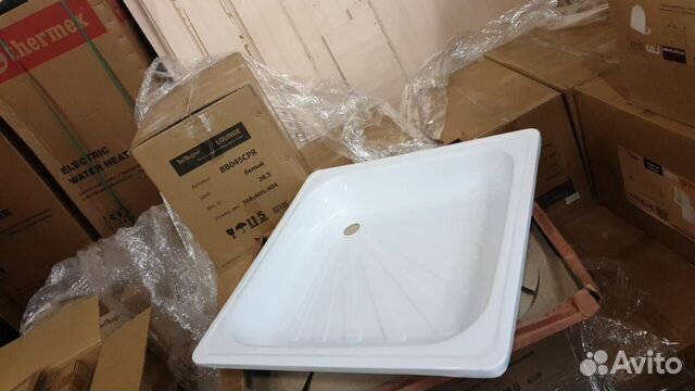 Душевой поддон стальной 70х70 с дефектом без карка купить в Москве ...