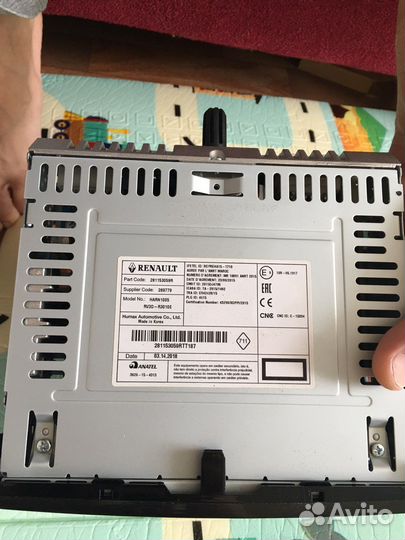 Магнитола renault