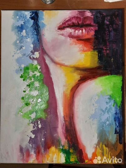 Картина маслом на холсте интерьерная