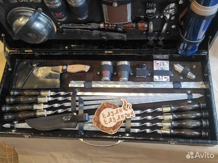 Набор шампуров подарочный