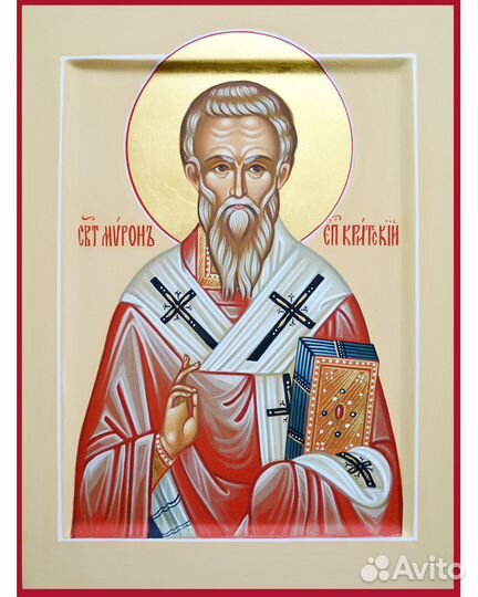 Рукописная икона 
