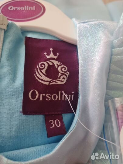 Новое платье для девочки Orsolini, р. 122