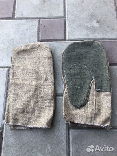 Брезентовые рукавицы