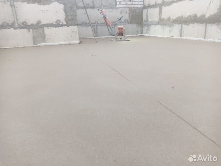 Полусухая стяжка пола за 1 день