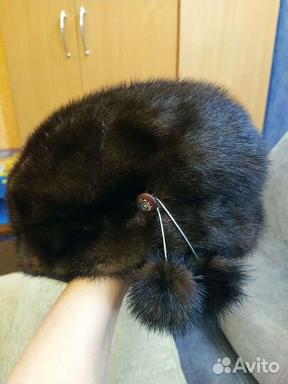 Шапка норковая женская