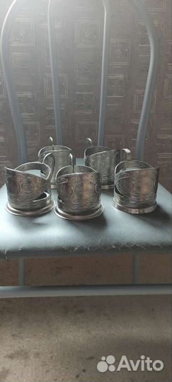 Подстаканник мельхиор СССР