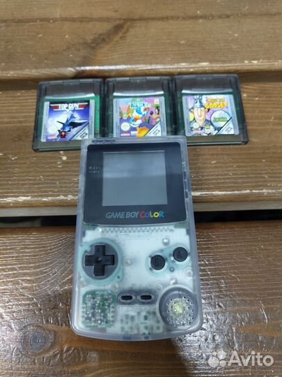 Gameboy color с картриджами