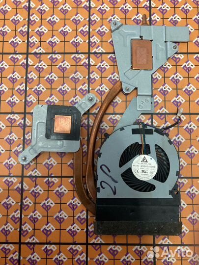 Кулер + трубка охлаждения asus F3, F3S, F3K