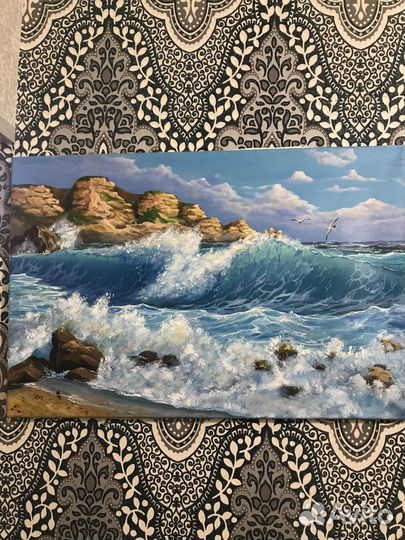 Картина море маслом