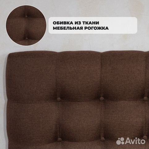 Кровать 80х200 Марсель с мягким изголовьем