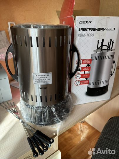 Электрошашлычница новая