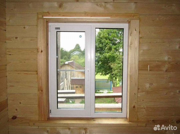 Окна пвх на дачу, окно 2х створчатое, 3х створчато