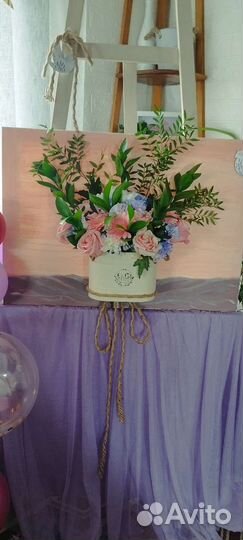 Картина-букет цветов для подарка