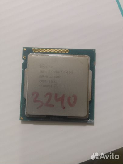 Cpu intel core i3 3240