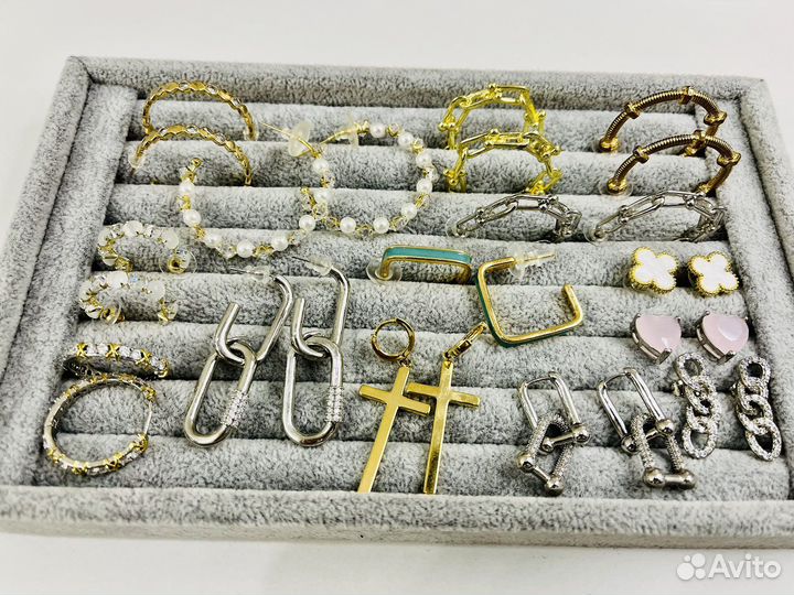 Серьги бижутерия