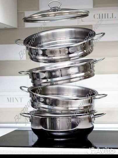 Мантоварка алюминиевая нержавейка