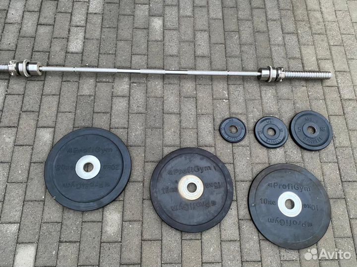 Штанга гриф блины