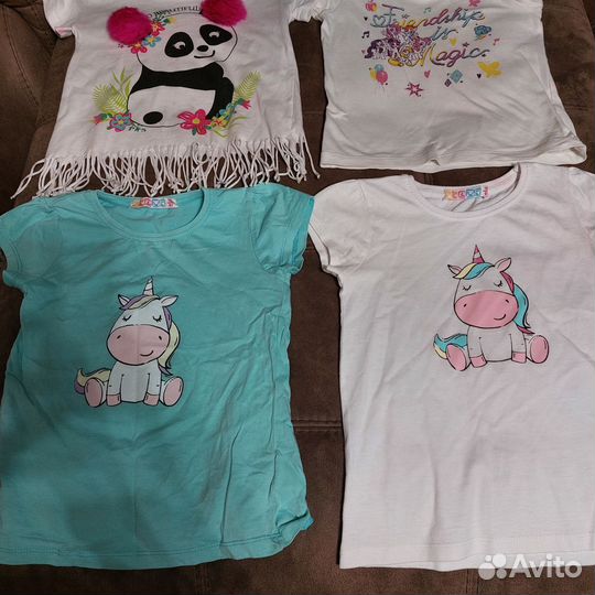 Футболки на девочку 116