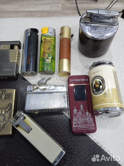 Лот Зажигалок 12 шт ссср,Россия, Китай