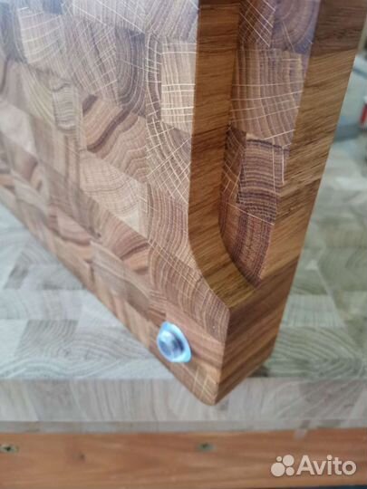 Торцевая разделочная доска из дуба 300х400х40