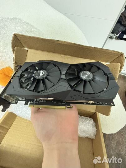 Видеокарта ROG radeon rx 580 8gb