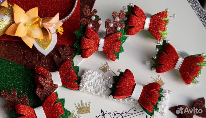 Бантики Новогодние