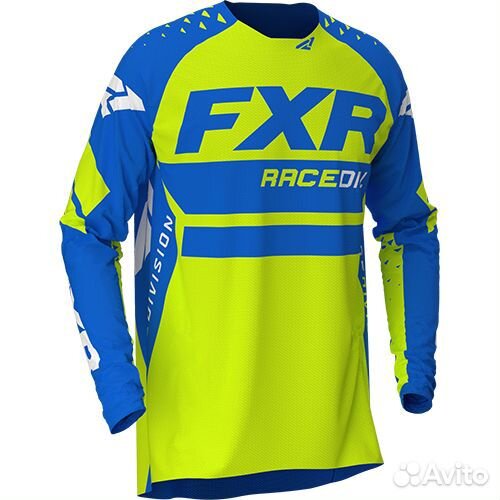 Джерси FXR revo MX jersey Blue/Hi Vis/White 203305