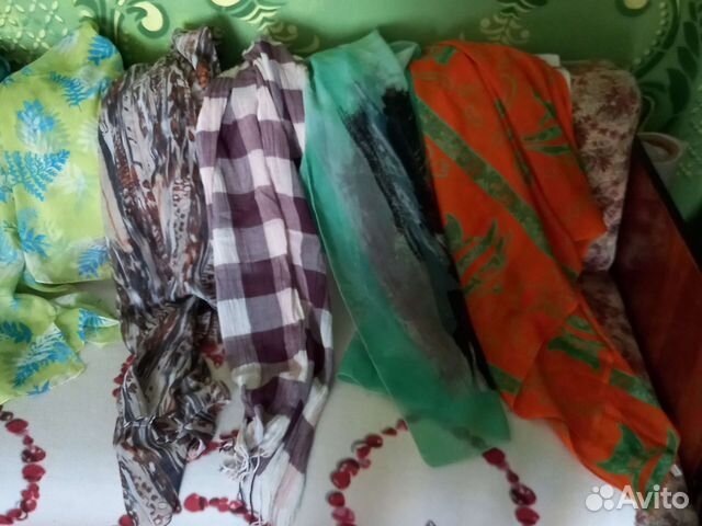 Шарфы, платки, палантины