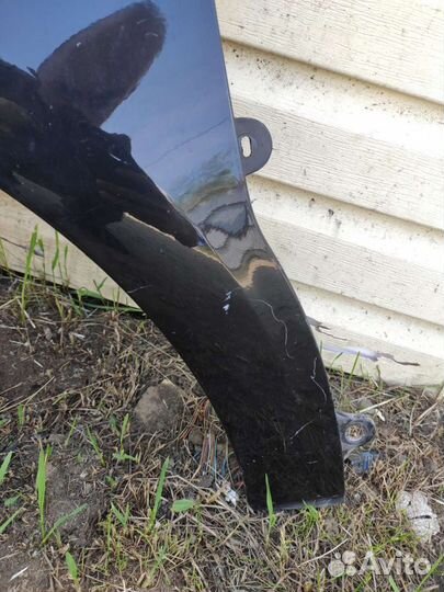 Крыло переднее левое ситроен С4 черное