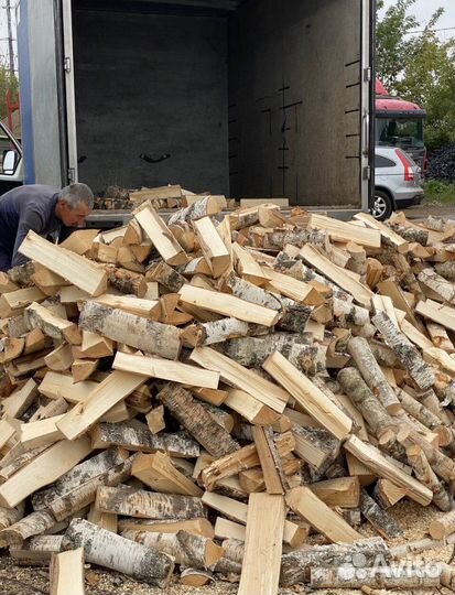 Дрова березовые колотые