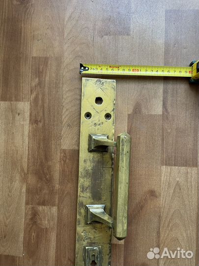 Ручка дверная антикварная латунь