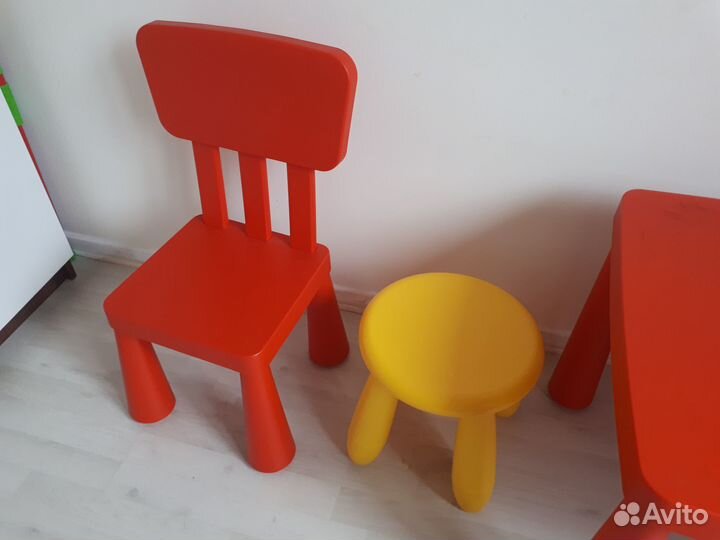Детский стол стул табурет IKEA