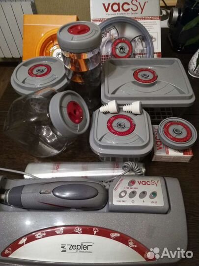 Zepter VacSy аппарат для вакумирования, контейнеры