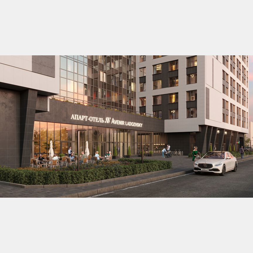Апартаменты-студия, 24,2 м², 13/14 эт.
