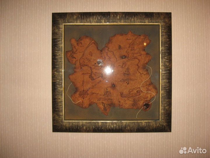 Картина из кожи