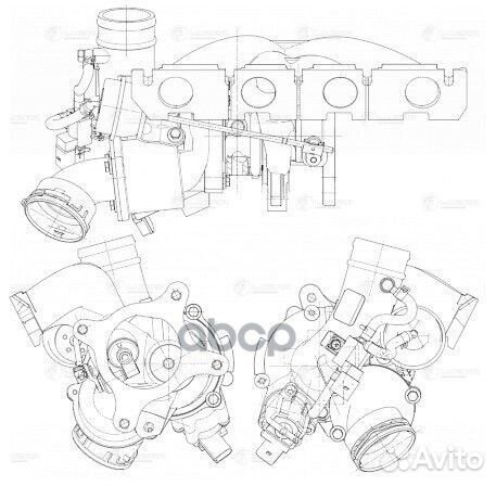 Турбокомпрессор VW tiguan (08) /passat (05)