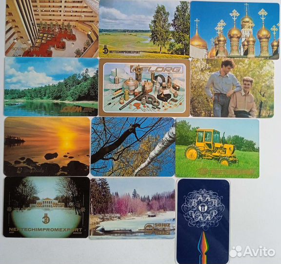 Календарики внешторг 1974-1995гг