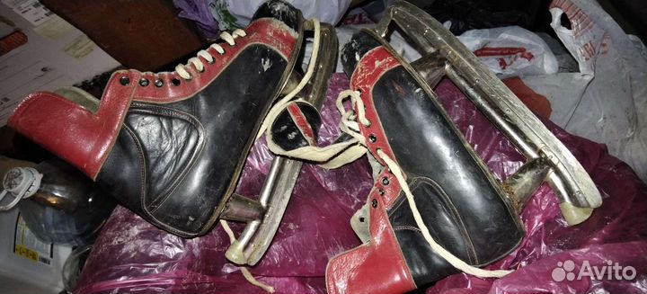 Коньки хоккейные СССР