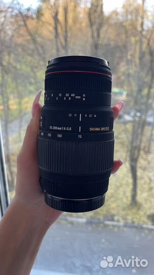 Объектив sigma apo dg 70-300mm 1 4-5.6 canon