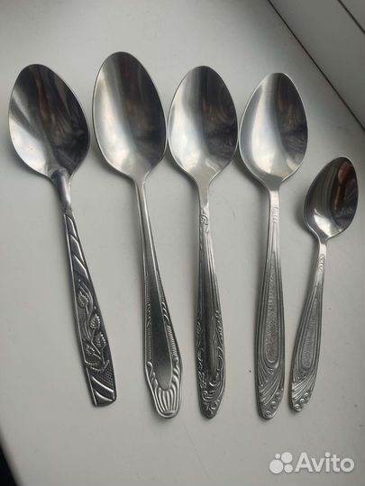 Ложки вилки ножи СССР нерж. сталь