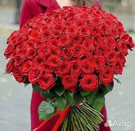 Высокие розы Доставка цветов