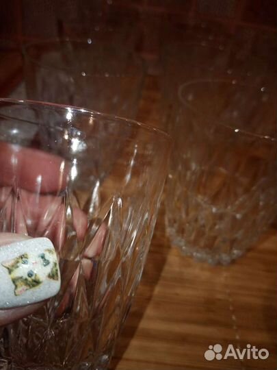 Стакан граненый, резной СССР