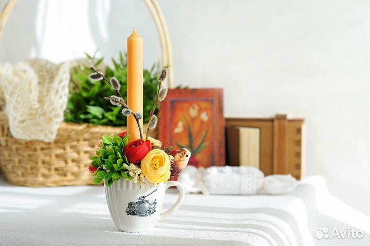 Подсвечник Пасха с птичкой