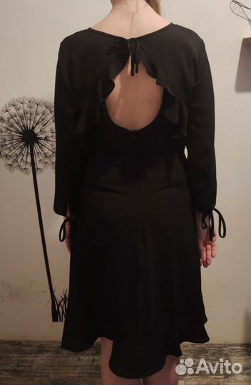 Платье женское черное 44 46