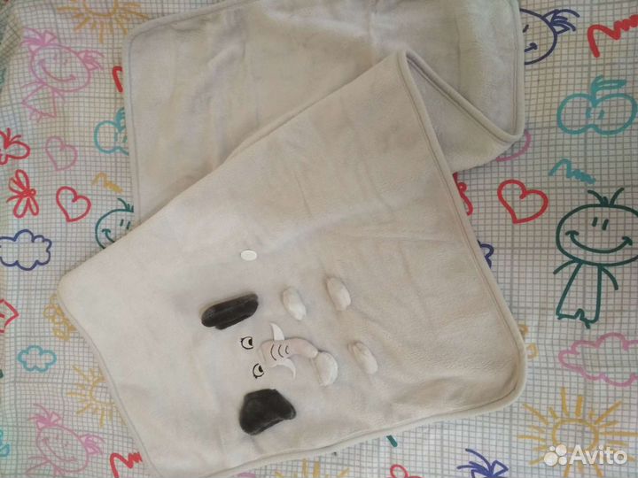 Плед детский на выписку одеяло костюм 0+