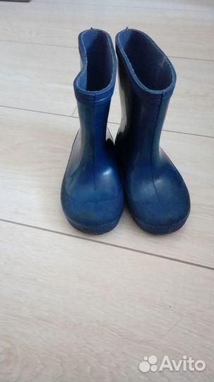 Детские резиновые сапожки для мальчика